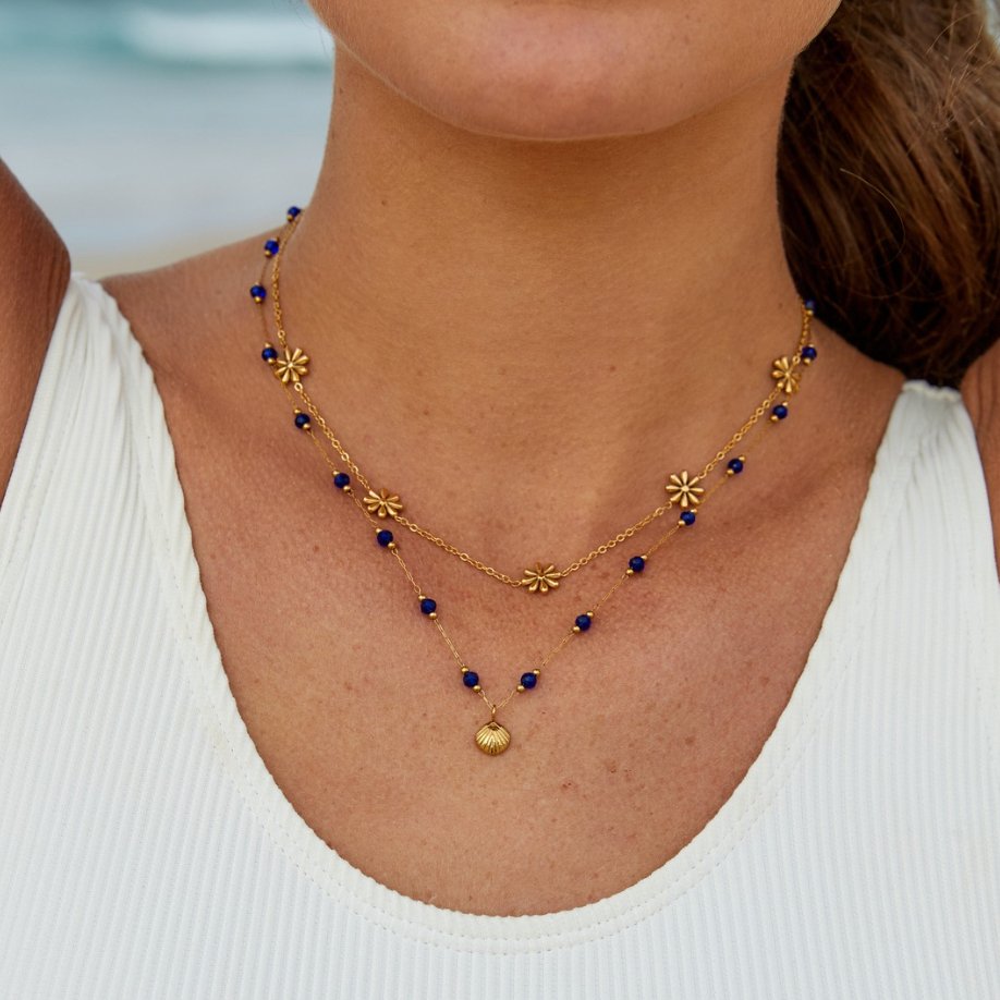 Flower Power 18K Gold Necklace - Beautiful Earth Boutique