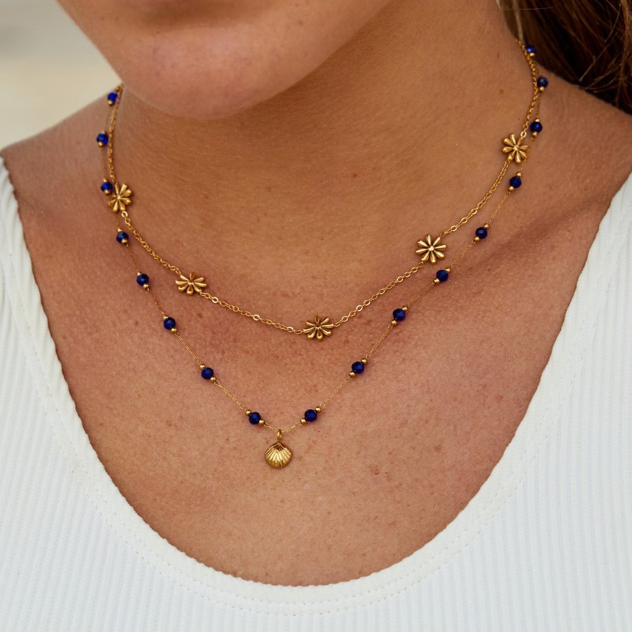 Flower Power 18K Gold Necklace - Beautiful Earth Boutique