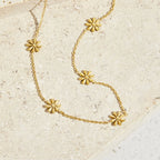 Flower Power 18K Gold Necklace - Beautiful Earth Boutique