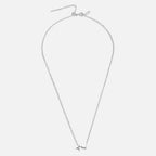Forever Love & Letter Silver Necklace - Beautiful Earth Boutique