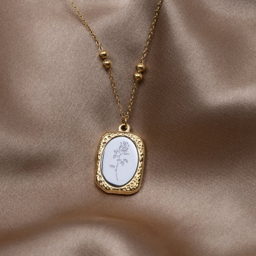 'Fragile Love' Rose Necklace - Beautiful Earth Boutique