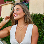 Garnet Wine Red Bead Necklace - Beautiful Earth Boutique