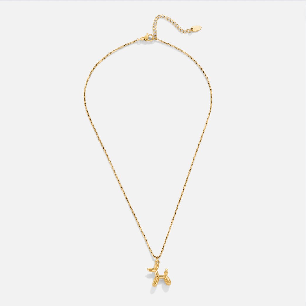 Gold Balloon Animal Necklace - Beautiful Earth Boutique