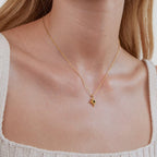 Guiding Star Emerald Crystal Necklace - Beautiful Earth Boutique