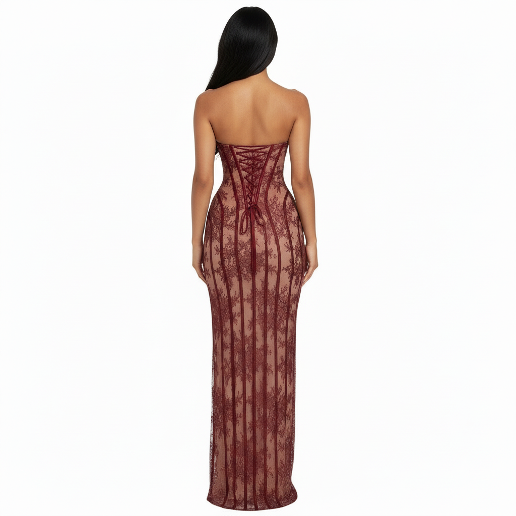 Kylie Red Long Dress