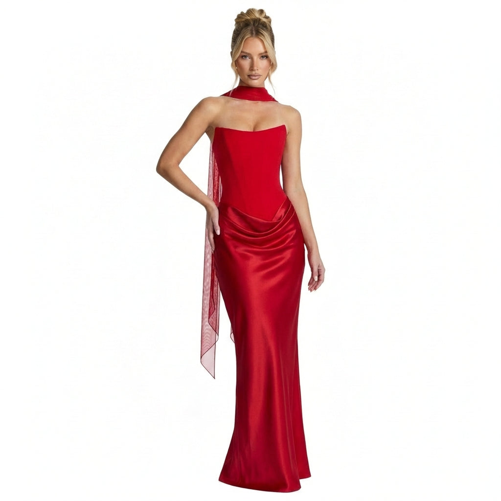 Rose Long Dress