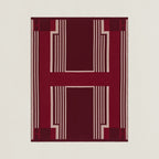 HM Ithaque Blanket Bordeaux Wool Cashmere