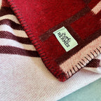 HM Ithaque Blanket Bordeaux Wool Cashmere
