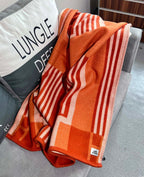 HM Ithaque Blanket Cuivre Wool Cashmere