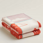 HM Avalon Epopee Blanket Mandarine Wool Cashmere