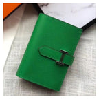 HM Bearn 10cm Mini Wallet In Bamboo Epsom Leather