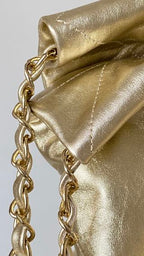 CC Medium Hobo Bag 42Metallic Gold Calfskin