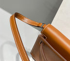 HM Kelly Elan 27cm Gold Leather Shw