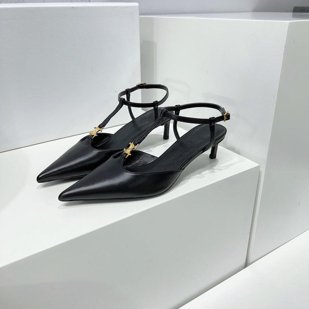 cl kitten t-bar 75 black calfskin
