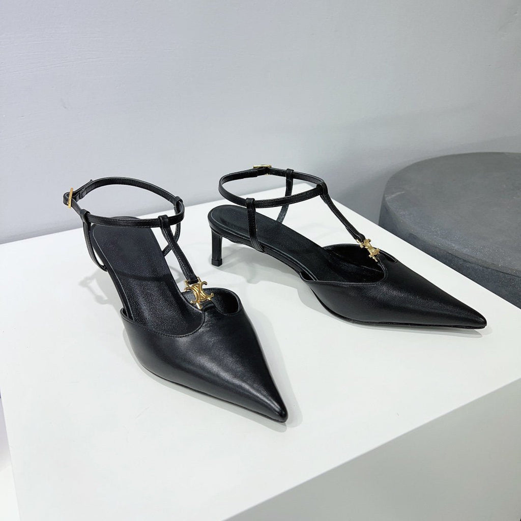 cl kitten t-bar 75 black calfskin