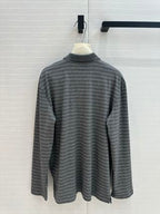 Miu Miu 25 Striped Set Gray Cotton