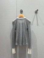 Miu Miu 25 Long-sleeved Top Tencel