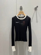 Miu Miu 25 Long-sleeved Top Tencel