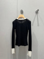 Miu Miu 25 Long-sleeved Top Tencel
