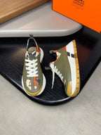 HM Men's Jumpy Sneaker Calfskin And Fabric 523519