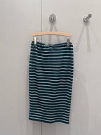 Prada 25 Striped Set Green Cotton 210669