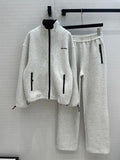 Miu Miu 25 Sport Suit Ivory Cotton