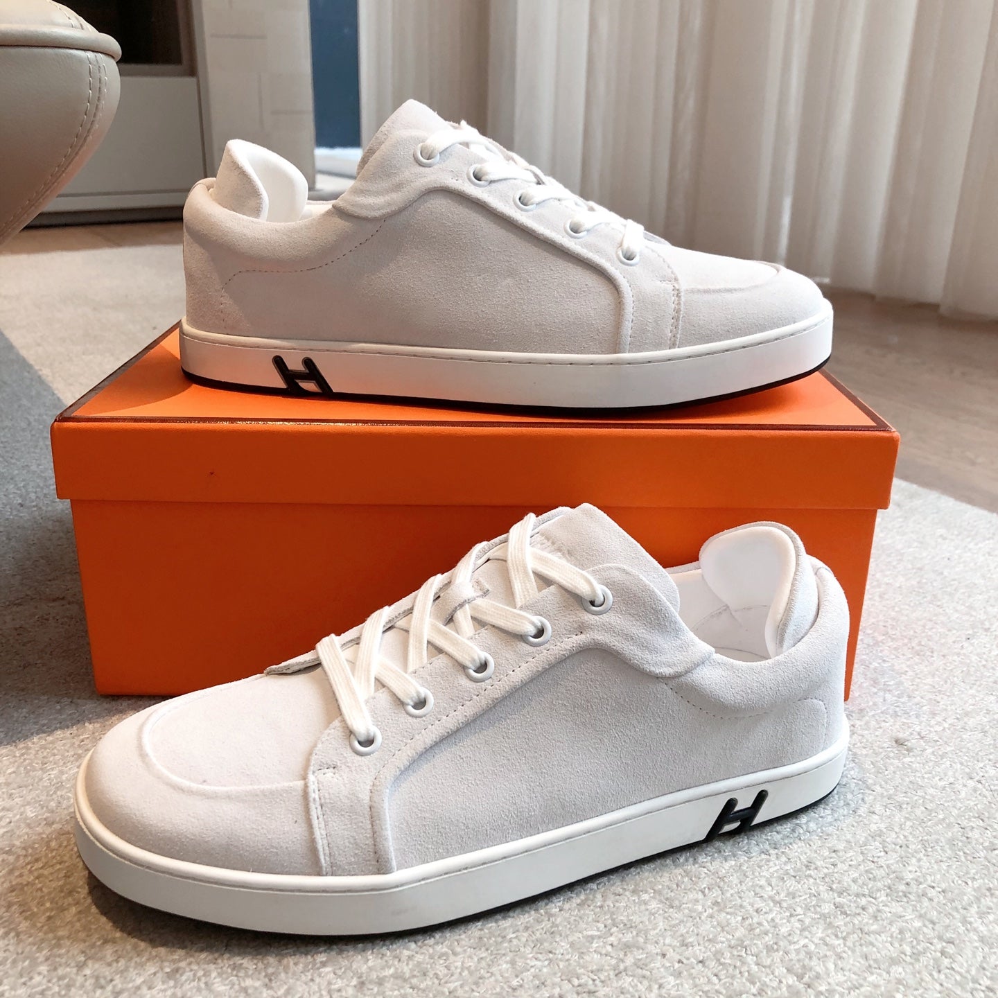 HM Men's 25 Kid Sneaker Suede 535593