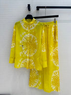 CD 25 Dopamine Dye Pattern Set Yellow Cotton