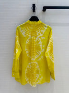 CD 25 Dopamine Dye Pattern Set Yellow Cotton