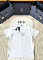 CD 25 Embroidered Grass Cat Short Sleeve cotton