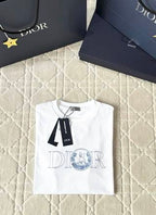 CD 25 Embroidered Grass Cat Short Sleeve cotton
