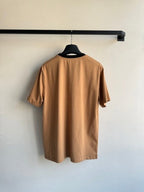 Fendi Embroidered Top Brown White Cotton