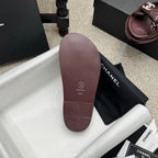 CC 25S Dad Sandal Mule Calfskin Mop Logo