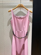CD Vest Long Dress Acetate