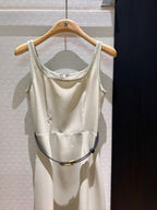 CD Vest Long Dress Acetate
