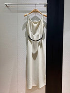 CD Vest Long Dress Acetate