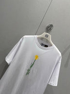 Loewe 25 Floral Round Neck Short-sleeved T-shirt Cotton