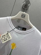 Loewe 25 Floral Round Neck Short-sleeved T-shirt Cotton