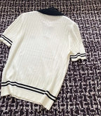 Celine 25 Collared Polo-style Short-sleeve Tops