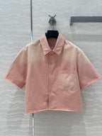 Loewe Denim Set Cotton Rough Peach