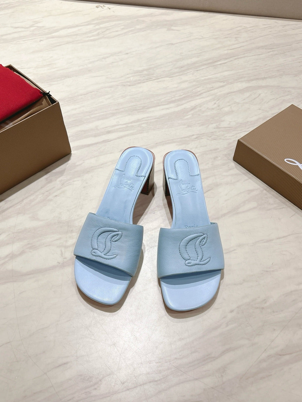 CL 25 Slipper 8.5cm Gloss Calf Patent Leather 314945