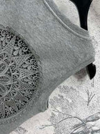 Loewe 25 Hollow Lace Vest Cotton