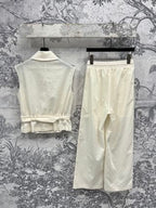 Loewe 25 Vest Suit Cotton Linen