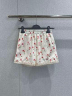 Prada 2025 Floral Set White mix Red Cotton 223007