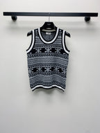 Celine 25 Sleeveless Knit Top Wool Polyester 277557