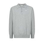CELINE Embroidered Arc de Triomphe Knitted Polo Cotton