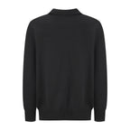 CELINE Embroidered Arc de Triomphe Knitted Polo Cotton