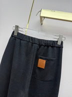 Loewe 2025 Trouser Black and White Polyester 323773