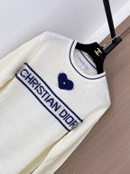 Dior 2025 Heart Print Sweater Wool
