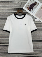 Chanel 2026 Round Neck T-shirt Cotton